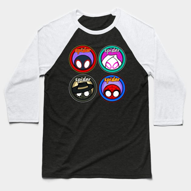 Spider-Dariaverse Baseball T-Shirt by Apgar Arts